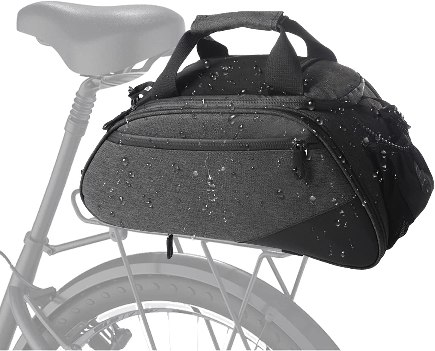 Radfahren Fahrradträger Rücksitz Aufbewahrungskoffer Kofferraumtasche Rücksitztasche 
